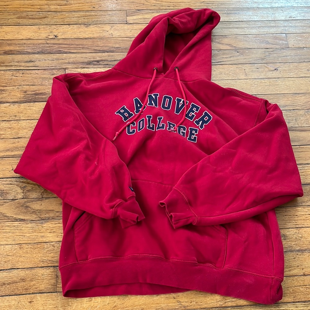 Hanover college size large hoodie